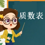 数学工具：质数表