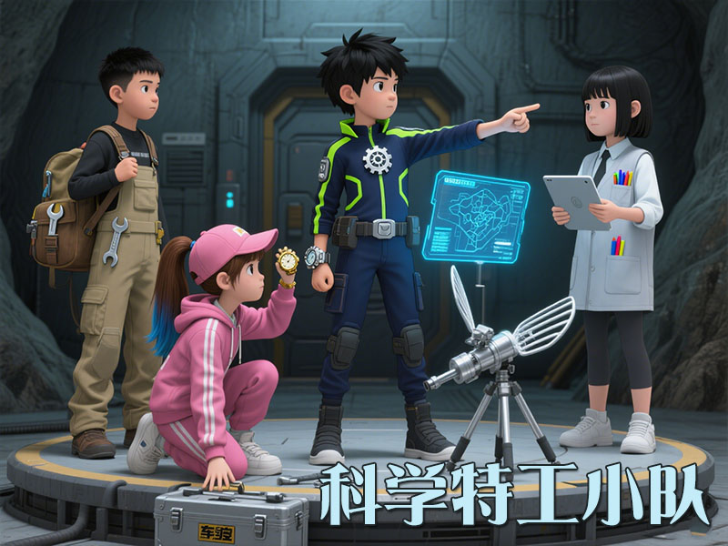 【科学特工小队-第二卷 幻影编制者】第十章：突破！深夜网络战