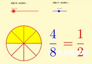 最简分数交互演示课件