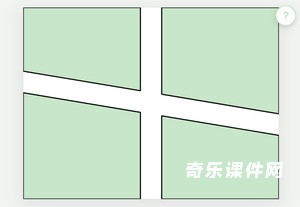 长方形中的两条小路